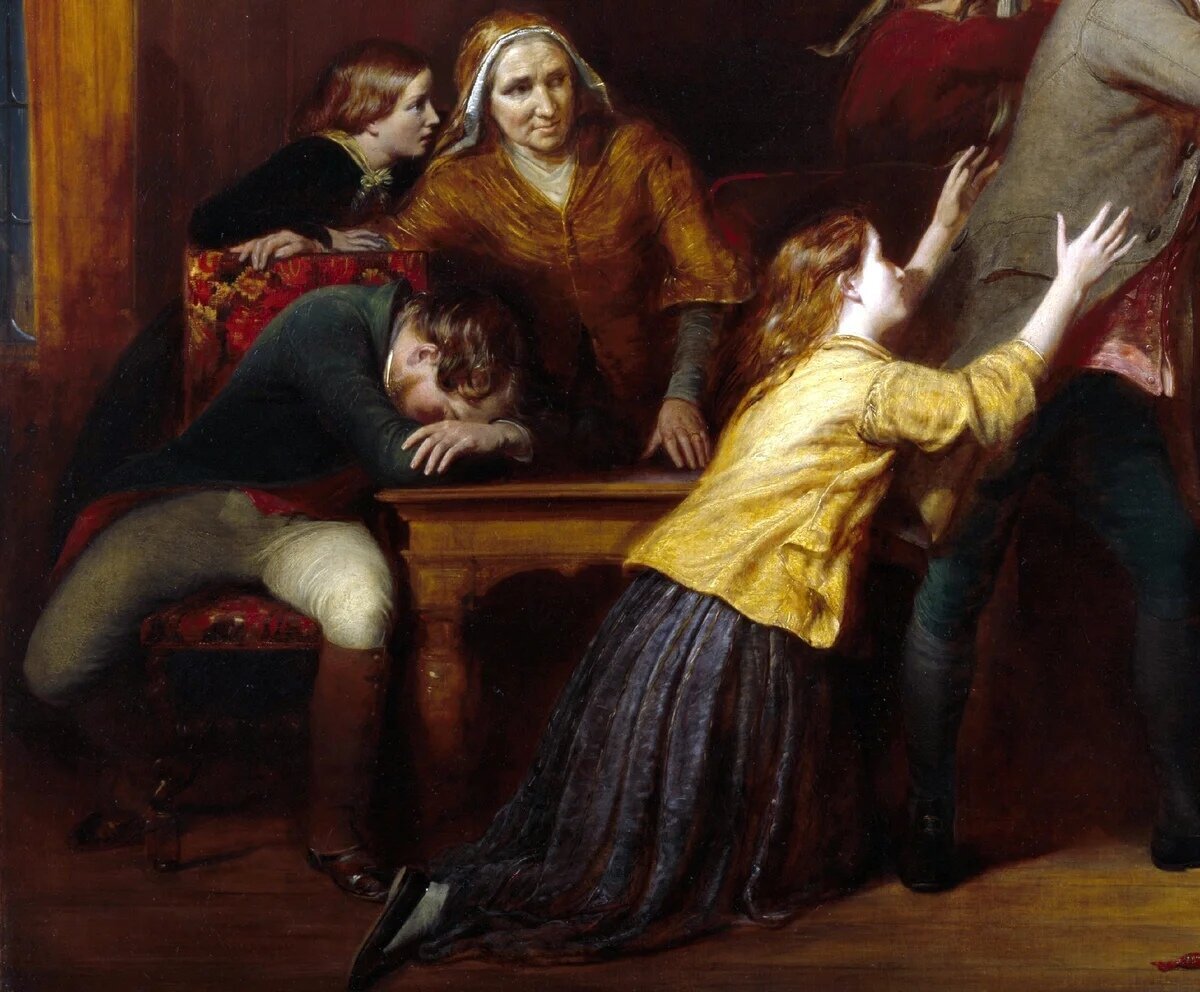 Ричард Редгрейв «Изгнанная», фрагмент