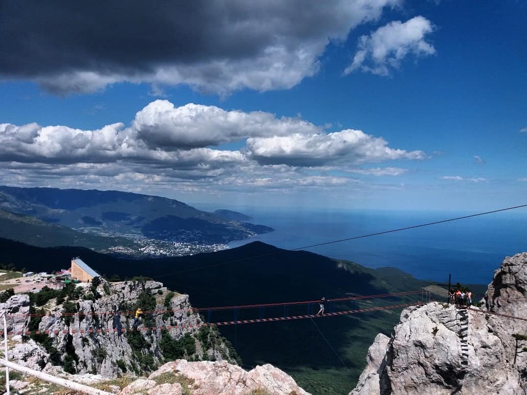 Крым девушка ай Петри Ласточкино