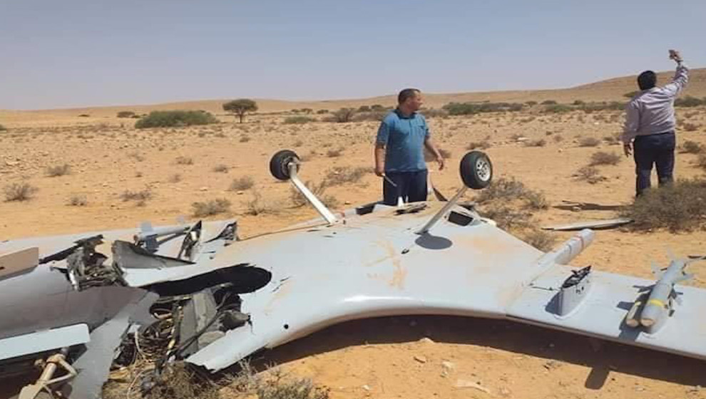 Поверженный "Байрактар", который даже не успел отстреляться. Фото из доступных ресурсов  Яндекс-картинки.