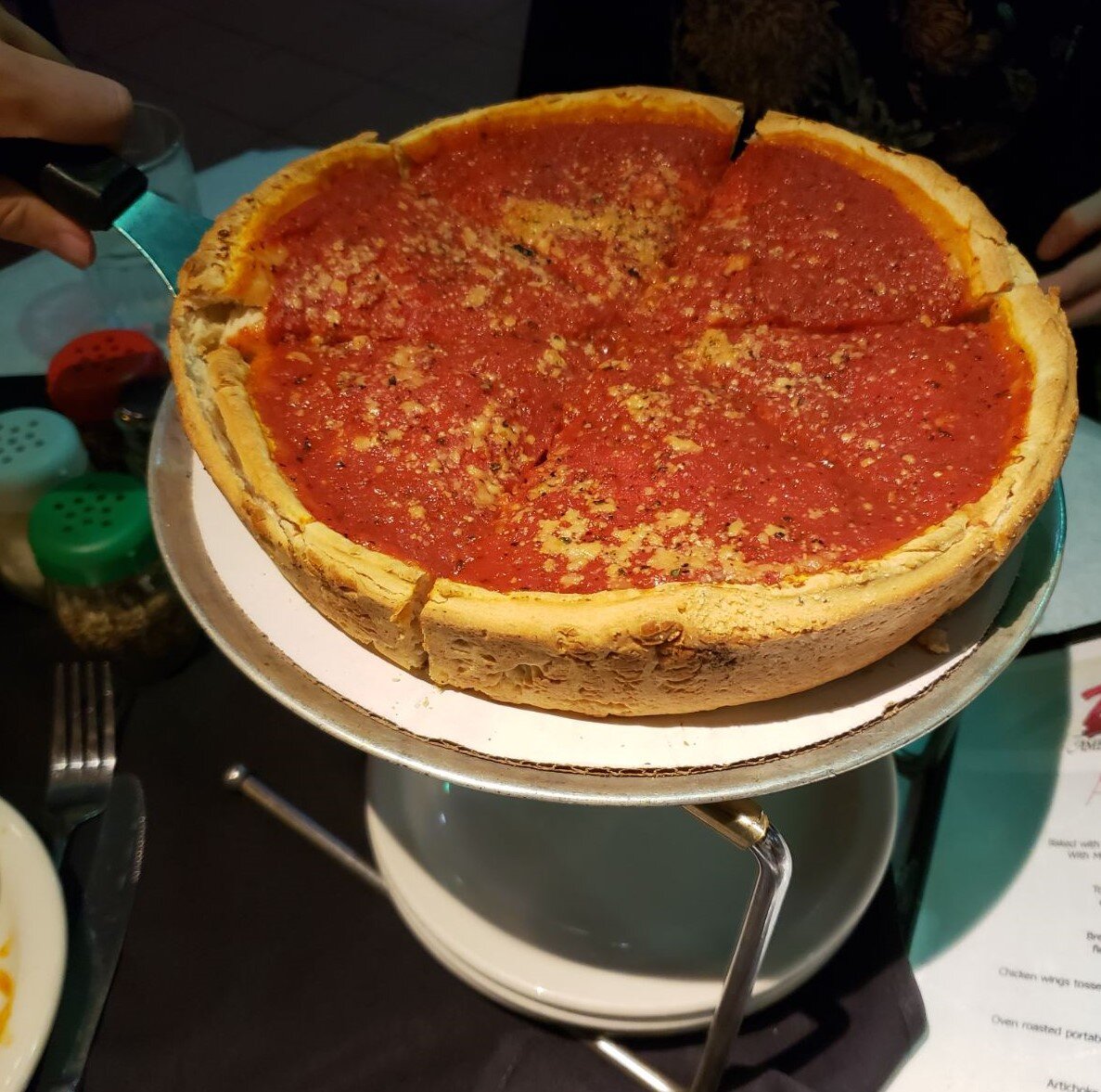Чикаго Deep dish pizza
