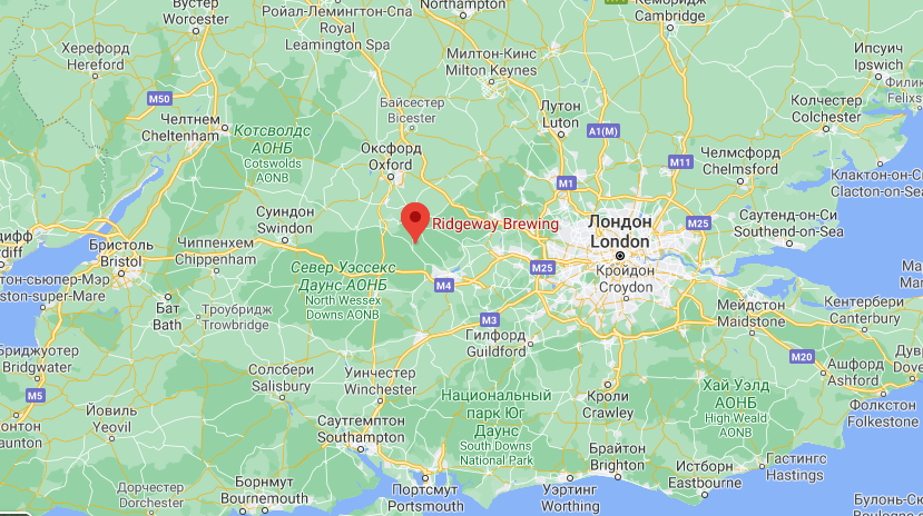 Положение пивоварни на гугл-мэпс 