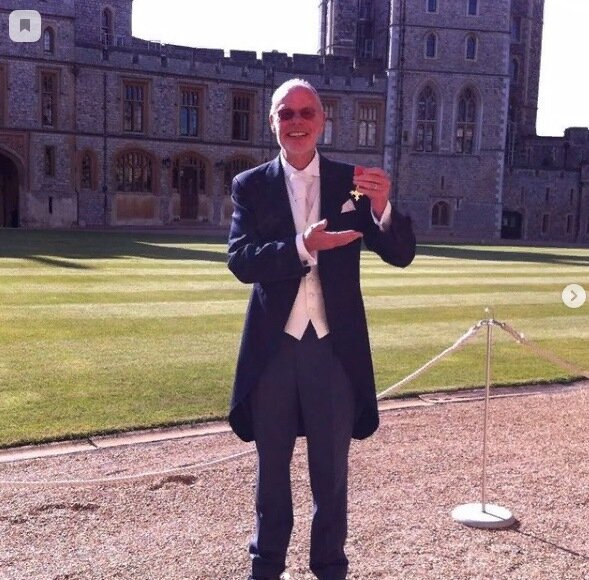 Награждение Орденом Британской империи (2016 год)