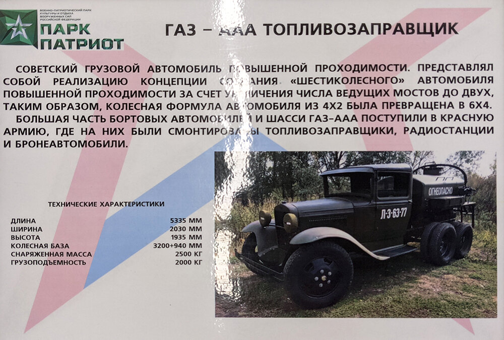 описание и технические характеристики ГАЗ-ААА