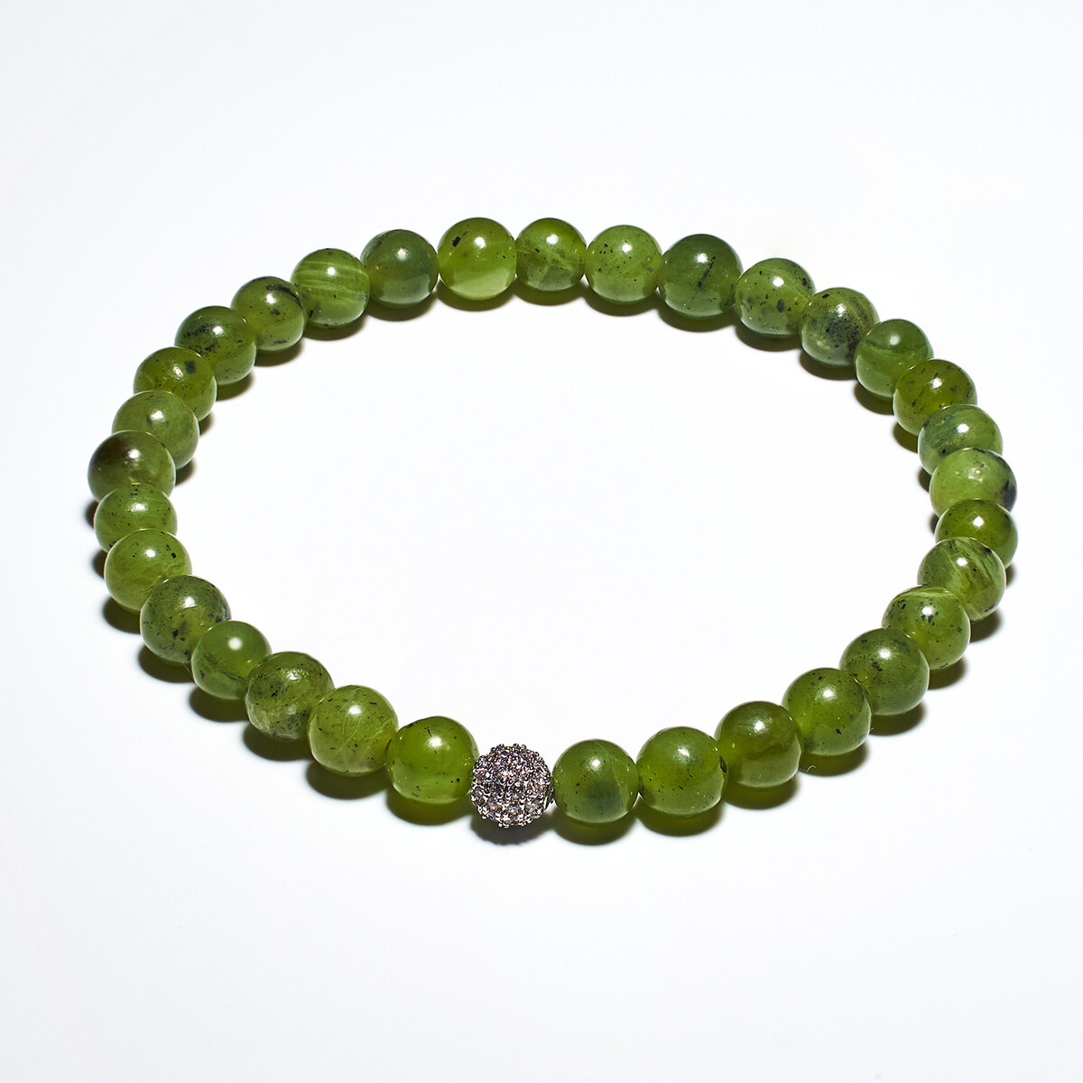 Браслет из нефрита Нефритовая сова