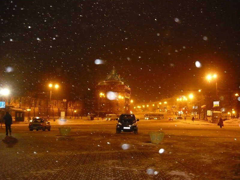 Татьяна Ельники. Снежный Нижний Новгород.   