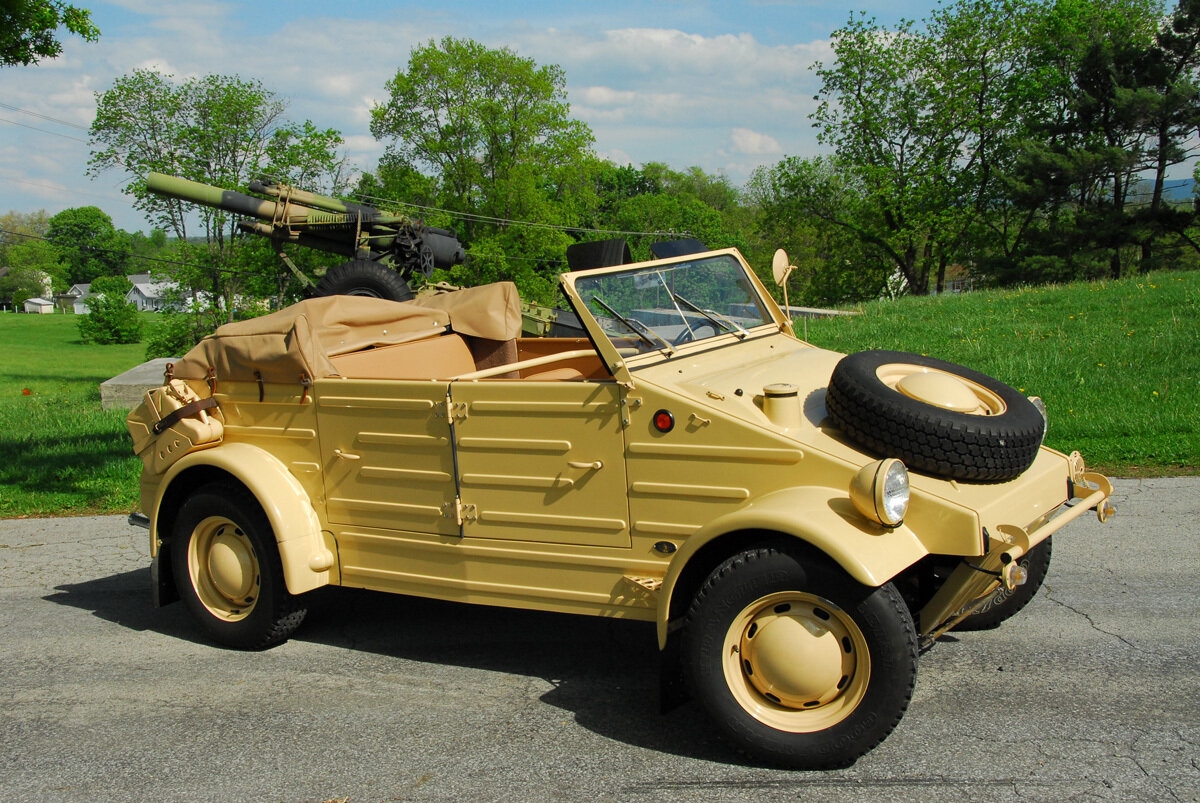 Kübelwagen (Volkswagen Typ 82) - немецкий армейский вездеход времён Второй мировой