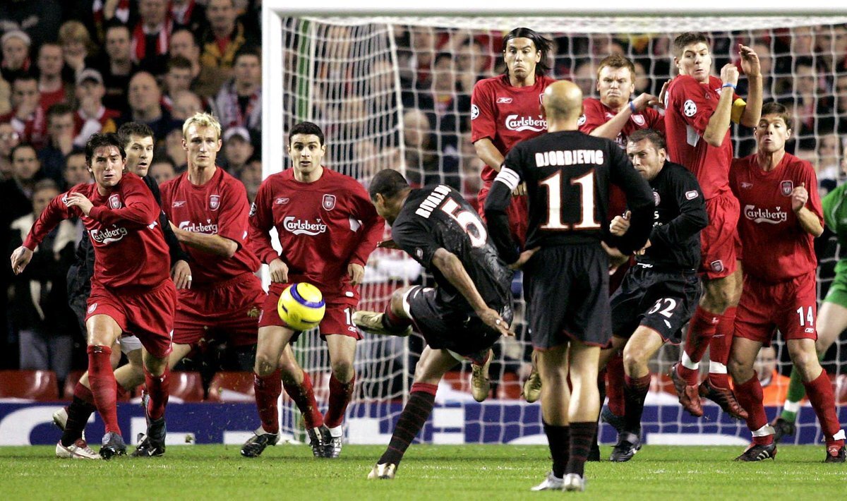 Великолепный штрафной в исполнении Ривалдо