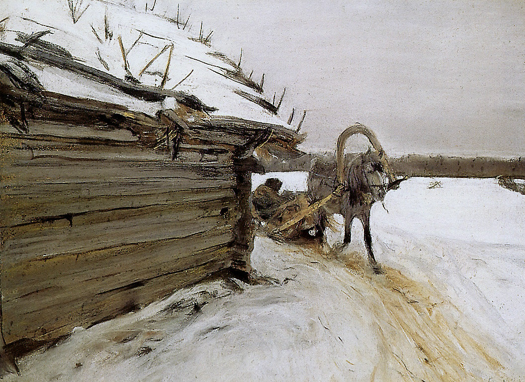 Валентин Александрович Серов. Зимой 1898 Государственная Третьяковская галерея 