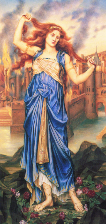 художник Эвелин де Морган " Аян и Кассандра"