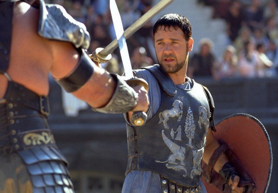 Кадр из фильма "Гладиатор", 2000 г.