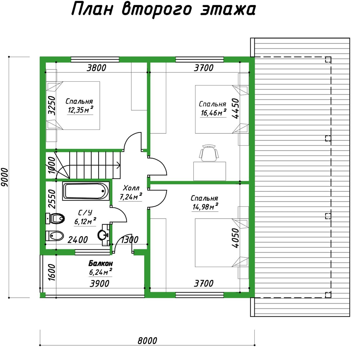 Проект дома импала