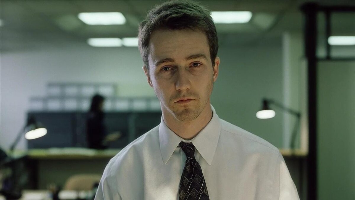 Кадр из фильма "Бойцовский клуб"