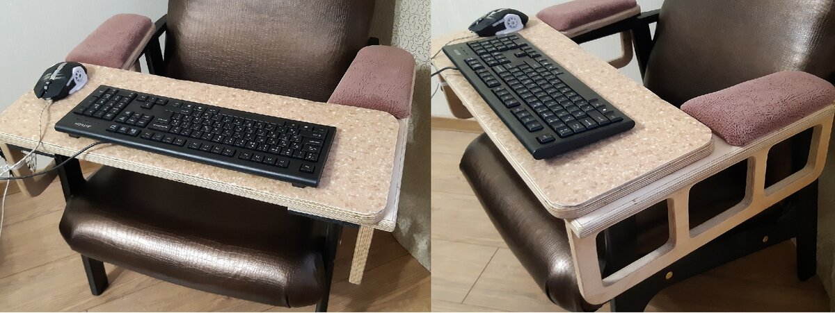 Вид столика спереди и сбоку