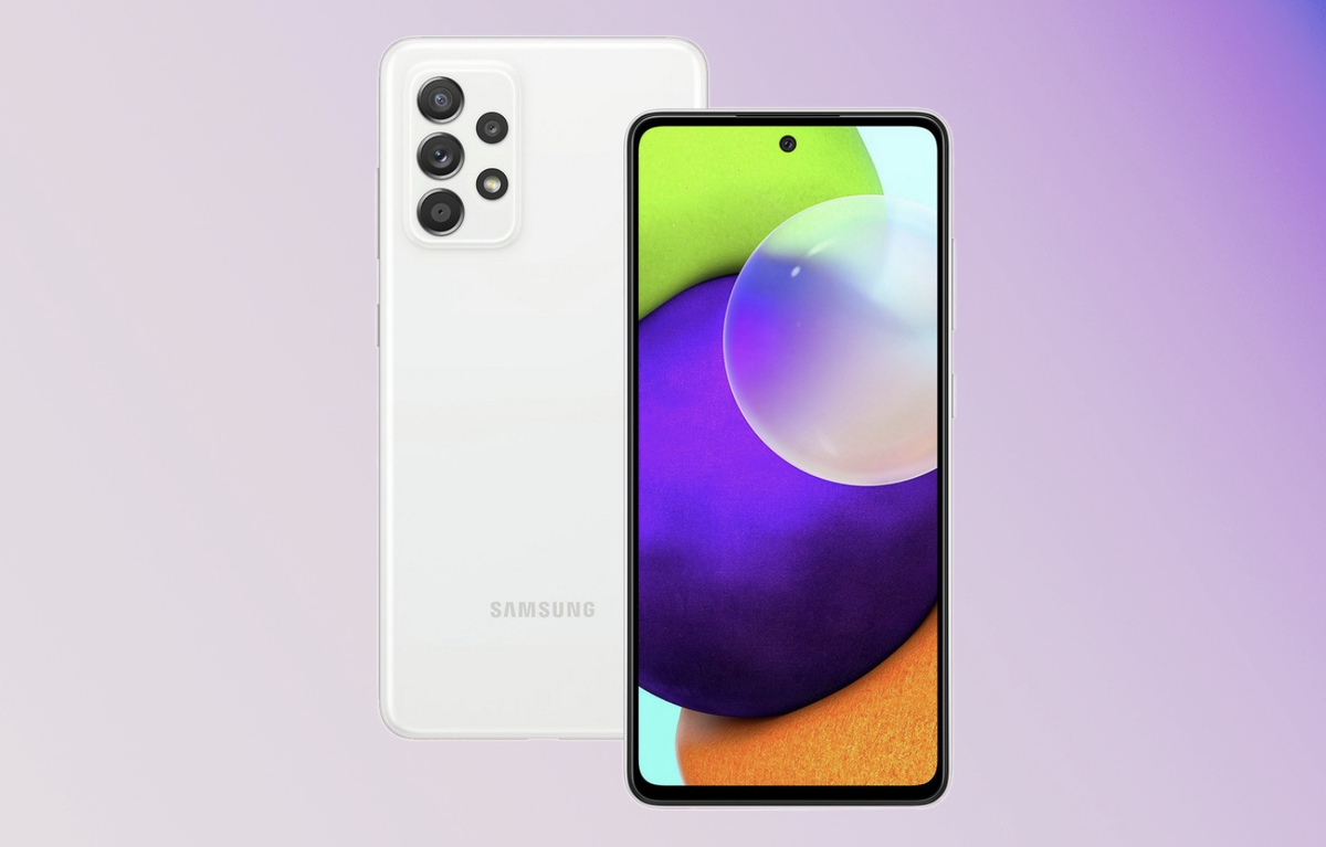 Samsung Galaxy A52 (Изображение: Twitter / @rquandt)