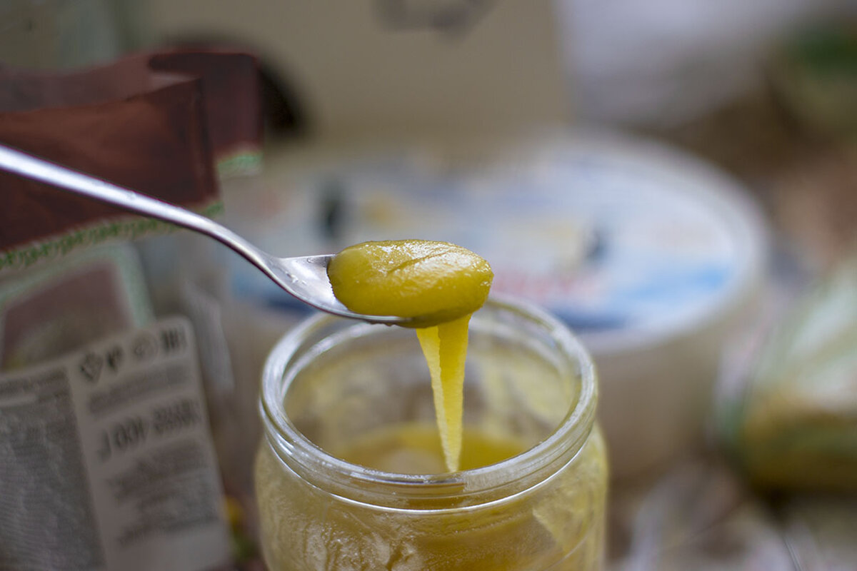 Натуральный мед. Фото автора