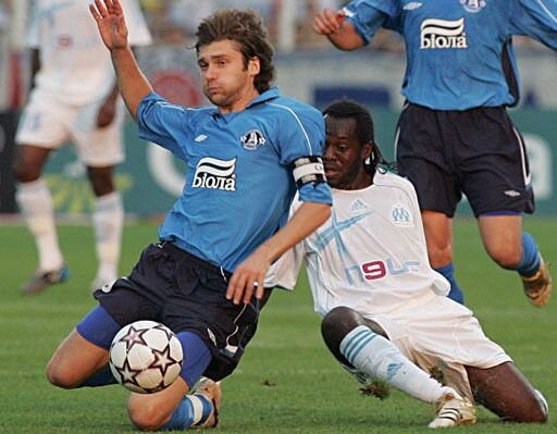 Матч 1/16 финала Кубка Уефа. Марсель - Днепр