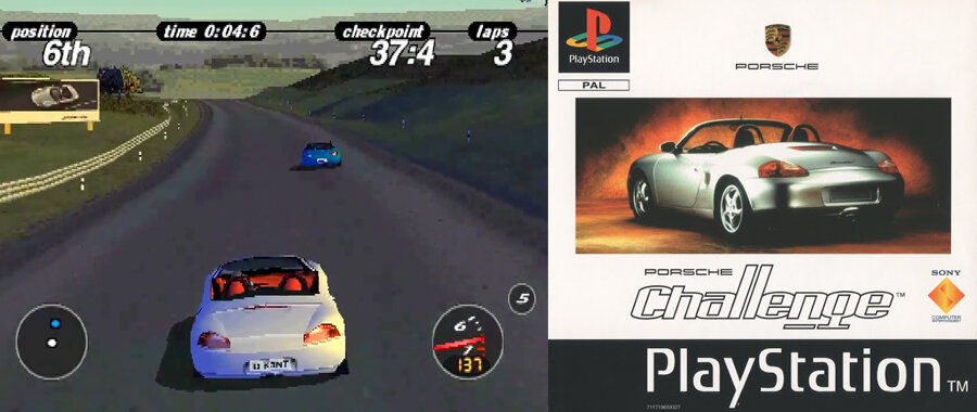 Porsche Challenge породила самый ранний концепт GTA3 - 3D подобной игры, за который мы и полюбили GTA, но данный концепт предназначался для другой игры