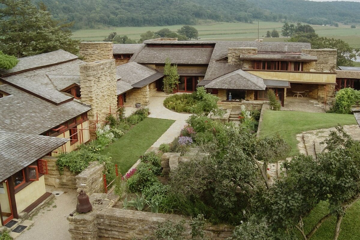 Фрэнк Ллойд Райт. Поместье Талиезин.