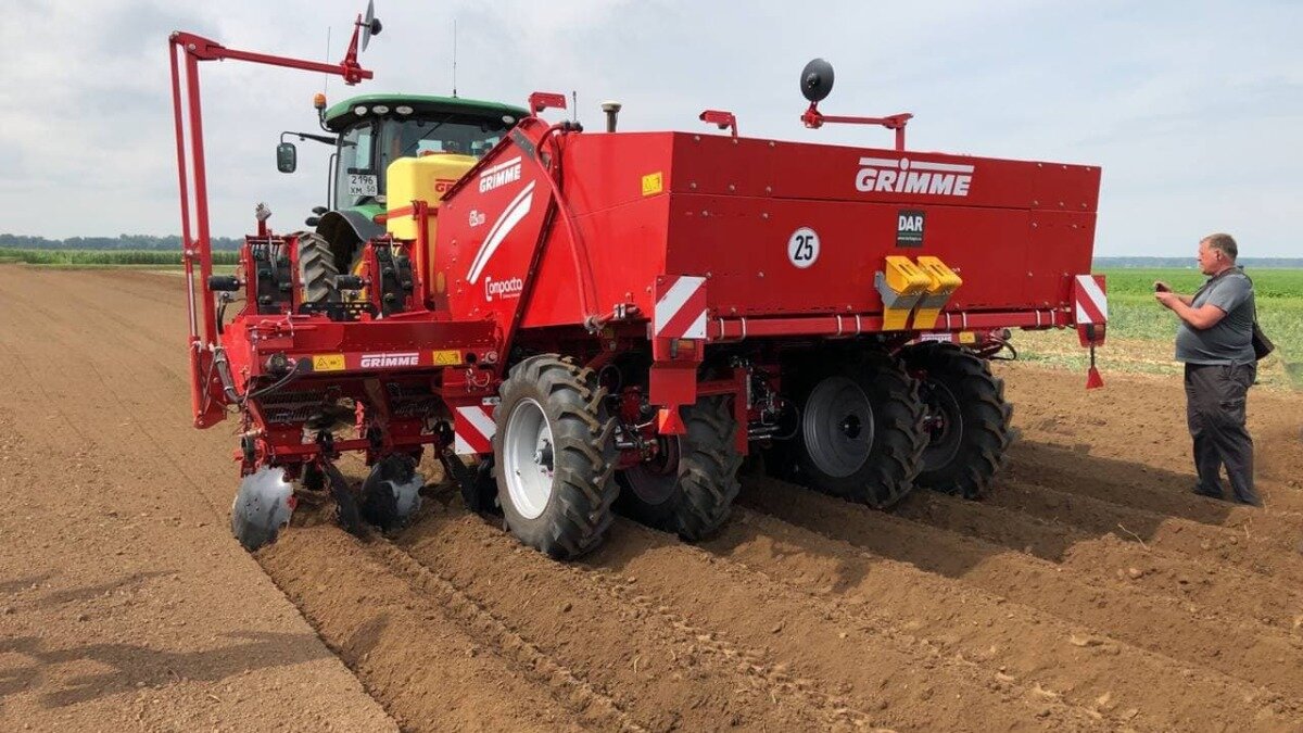 Демонстрационный показ техники Grimme. Фото: ГлавПахарь.  