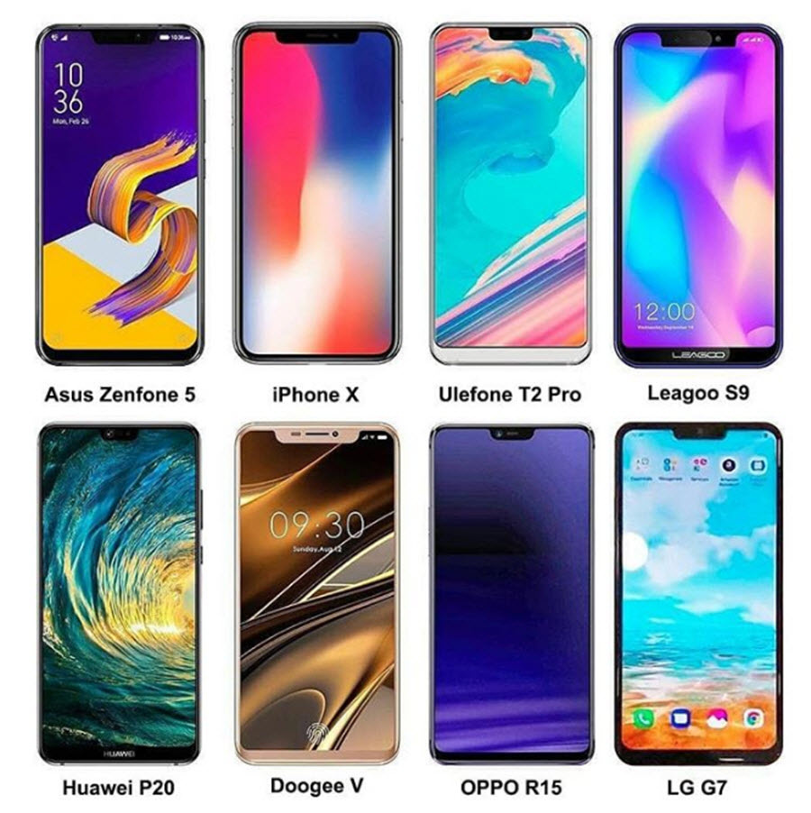Вот такой тренд в своё время задал iPhone X