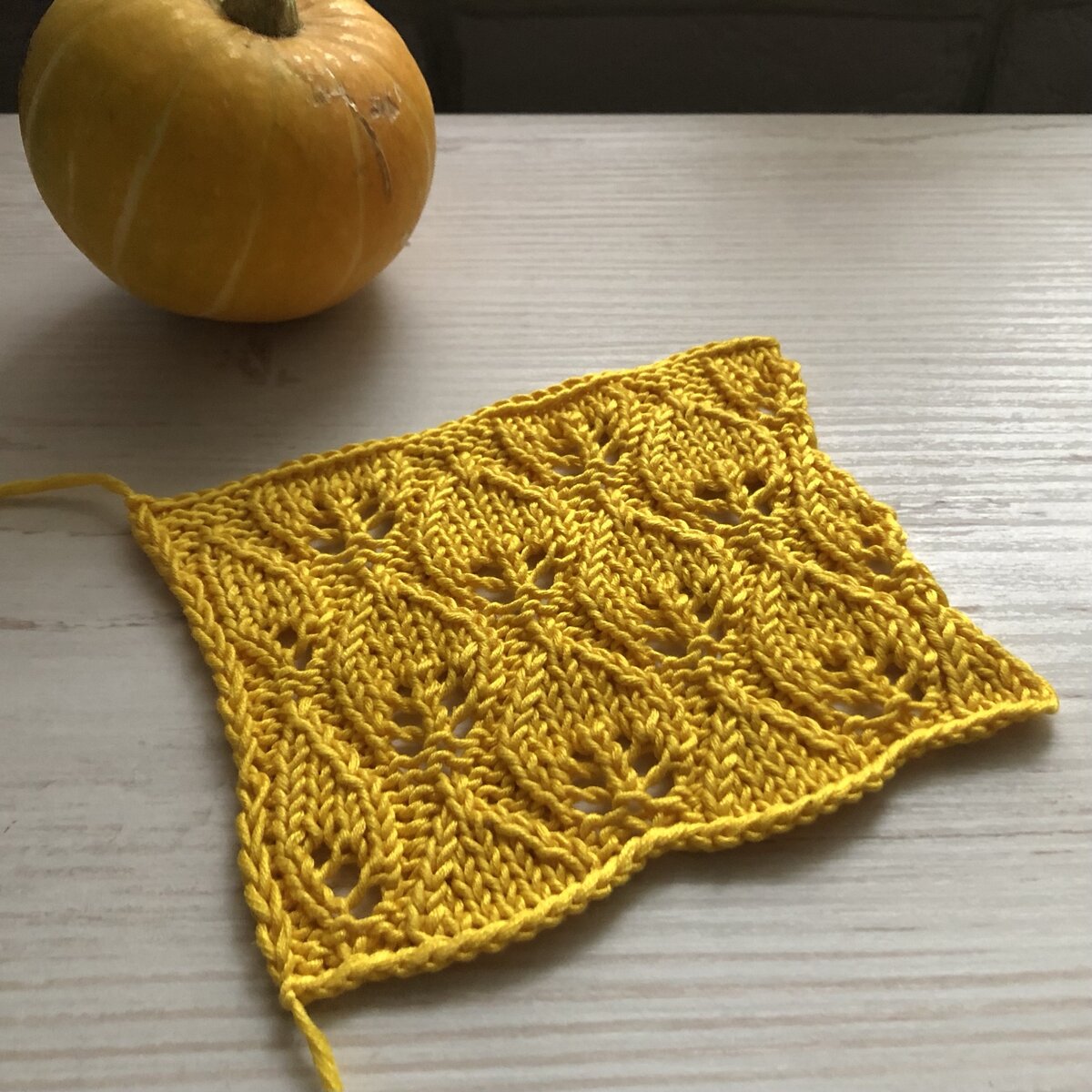 Узор из листьев. Личное фото автора