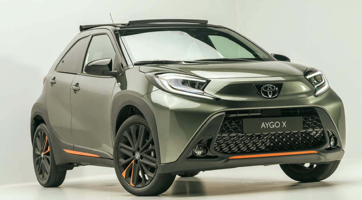 Toyota Aygo X, первый городской автомобиль кроссовер
