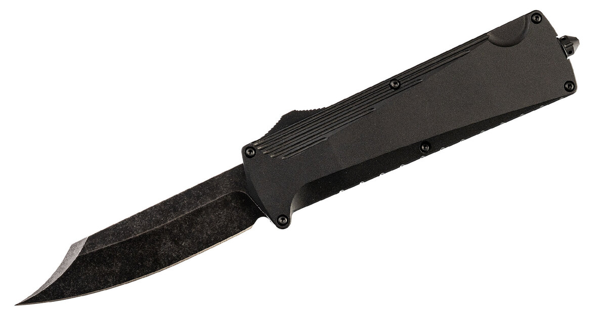 Складной нож Daggerr Koschei Bowie AIl Black (Кощей), сталь D2