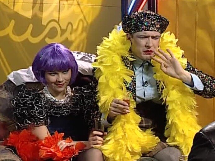 Андрей Данилко и Радмила Щеголева. Фото: Кадр из "СВ-шоу"