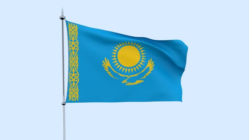 Флаг Казахстана