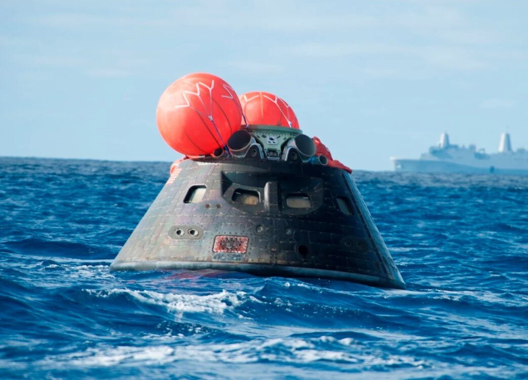 Основной блок "Ориона" после испытаний в 2014 году