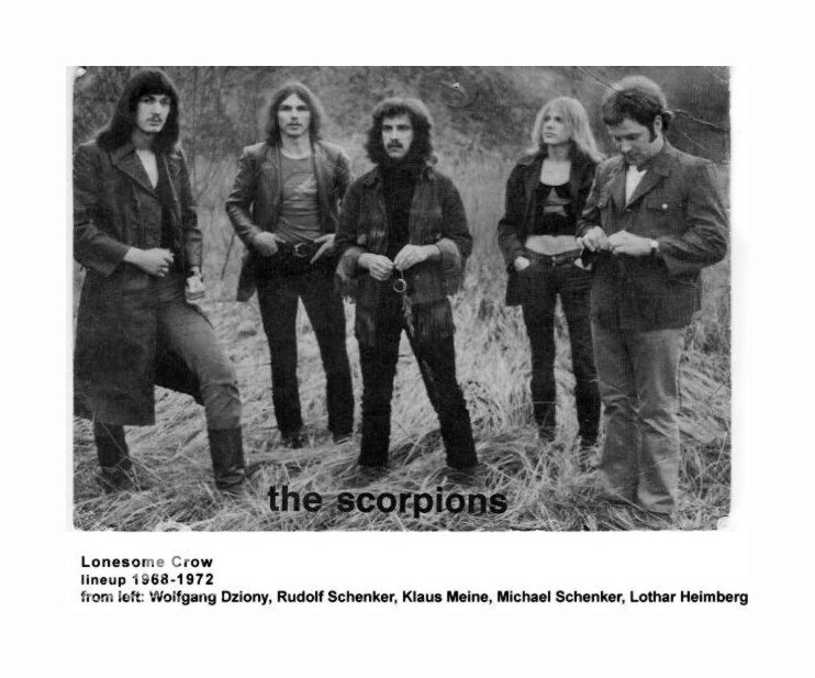 Scorpions периода 1968-1972