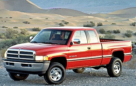 Одна из моделей грузовиков Dodge Ram 1990-х, США. 