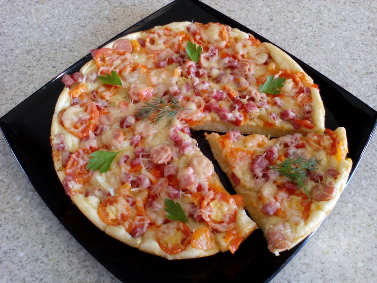 цезарь пицца рецепт в домашних условиях духовке фото 46
