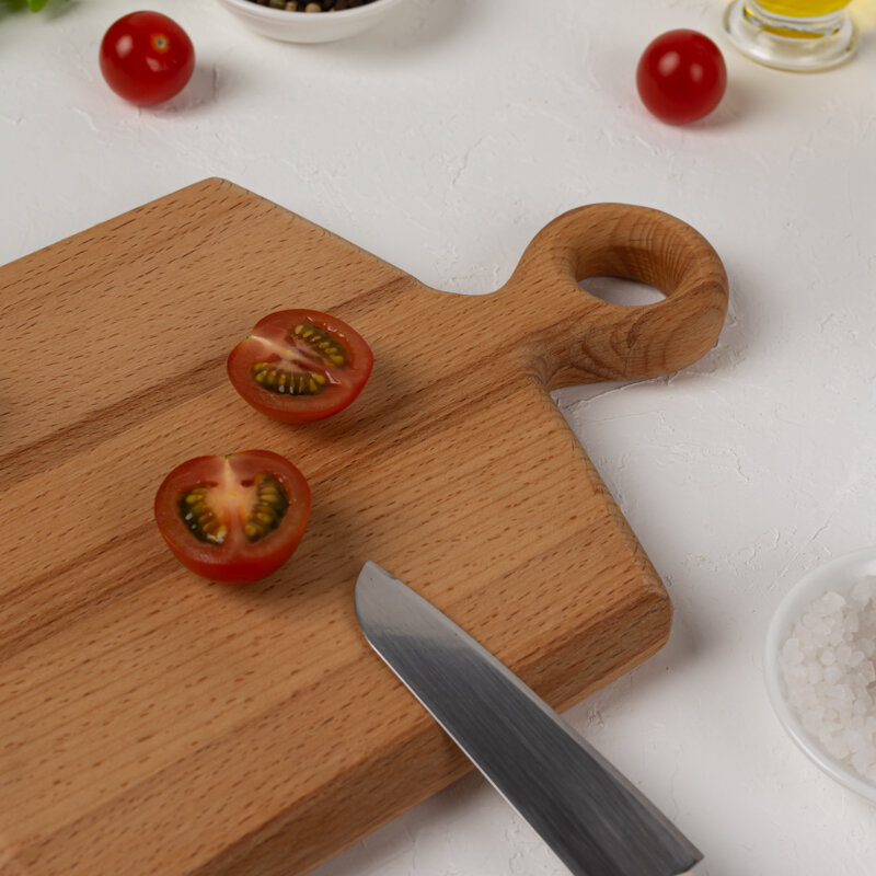 Разделочная доска из натурального бука производства Wood&Stone