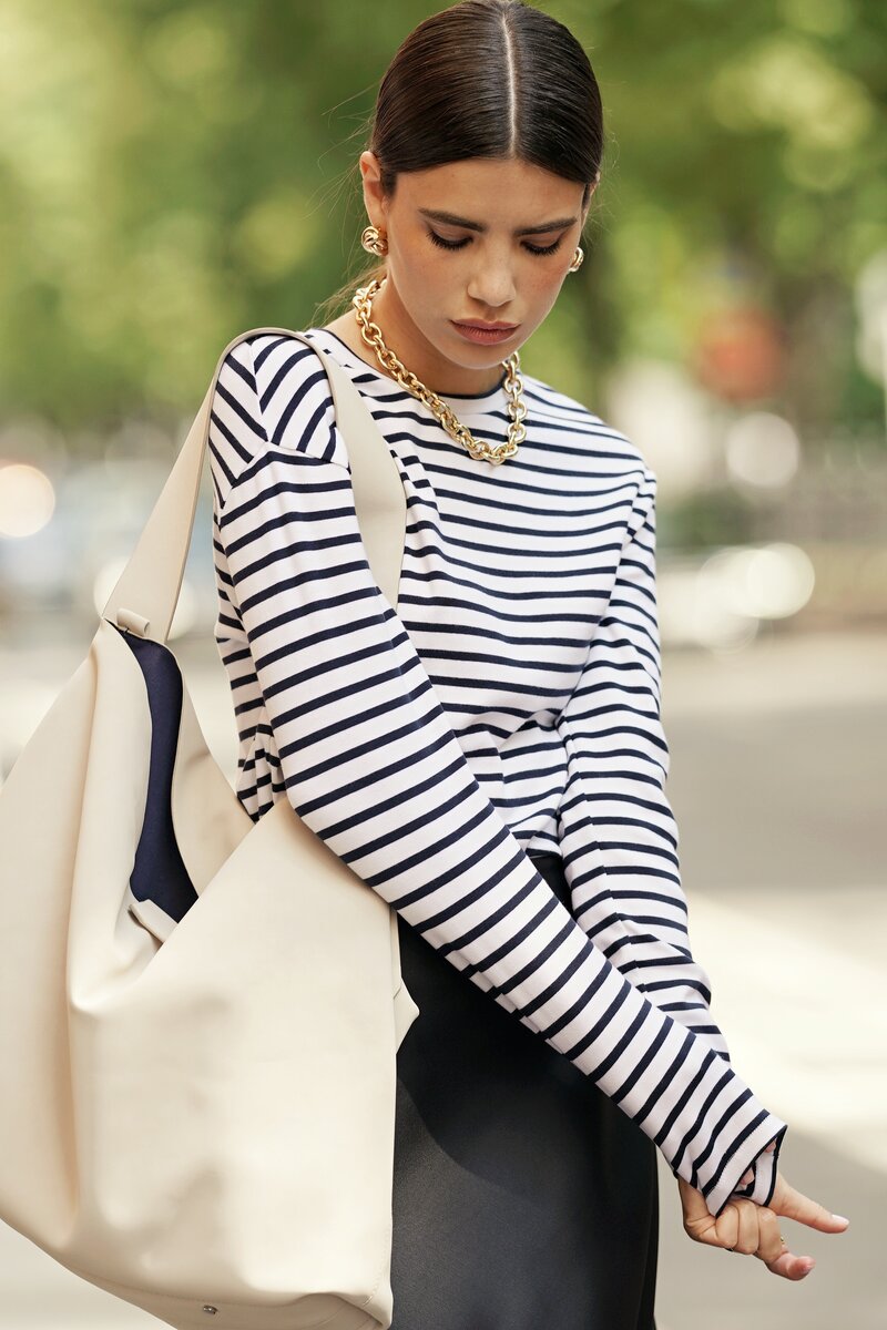 Хлопковая тельняшка из базовой коллекции SELFMADE