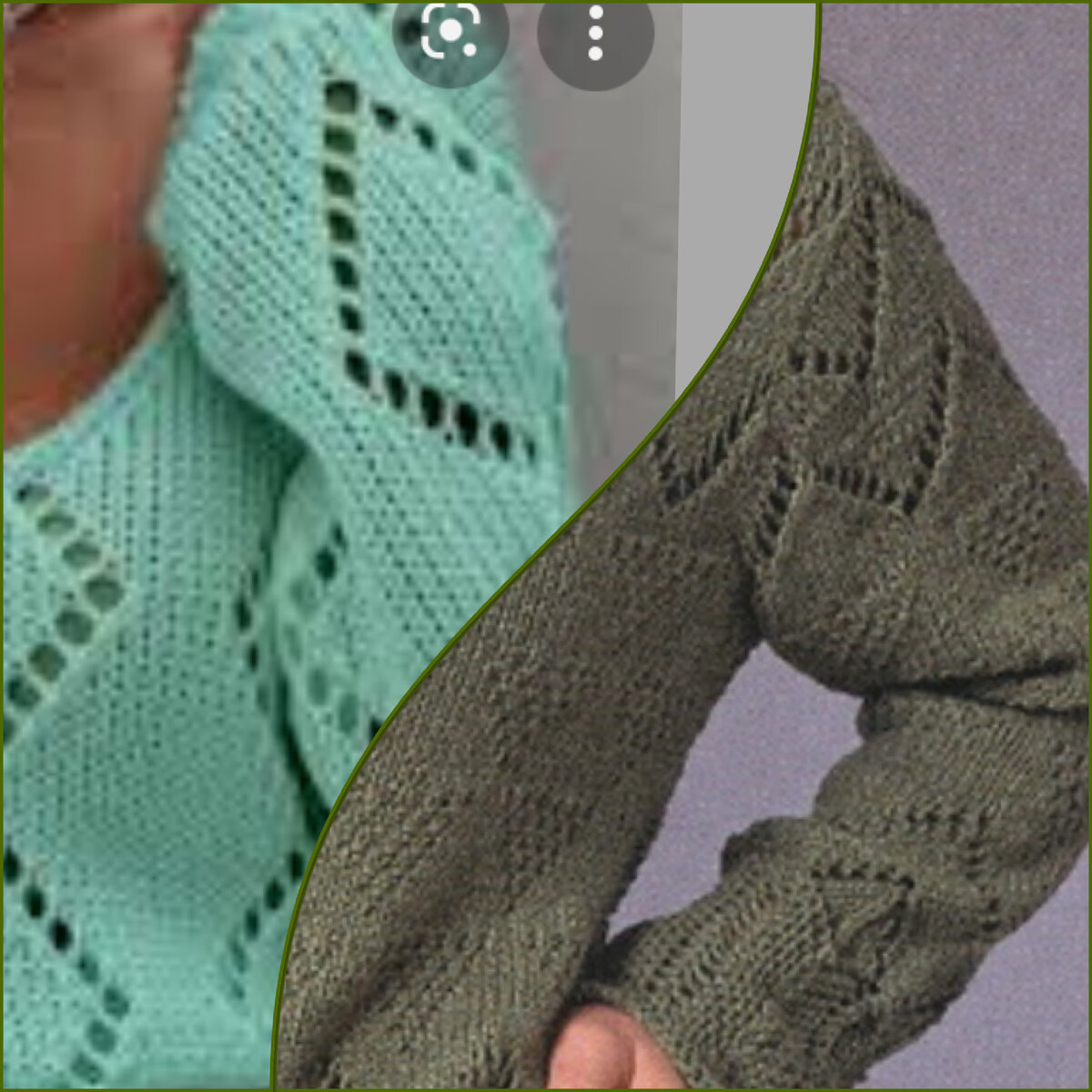 ажур геометрической формы - отлично подойдет для больших размеров