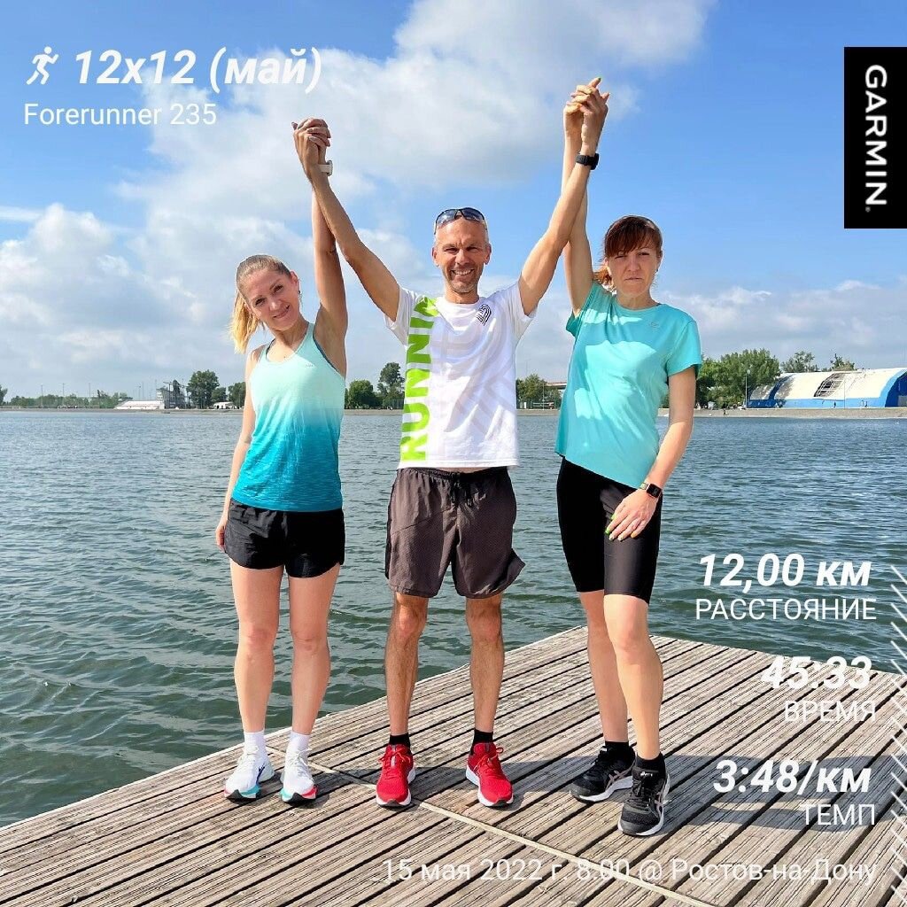 На пирсе Гребного канала с Леной и Мариной. Фото Дарьи Ткаченко.