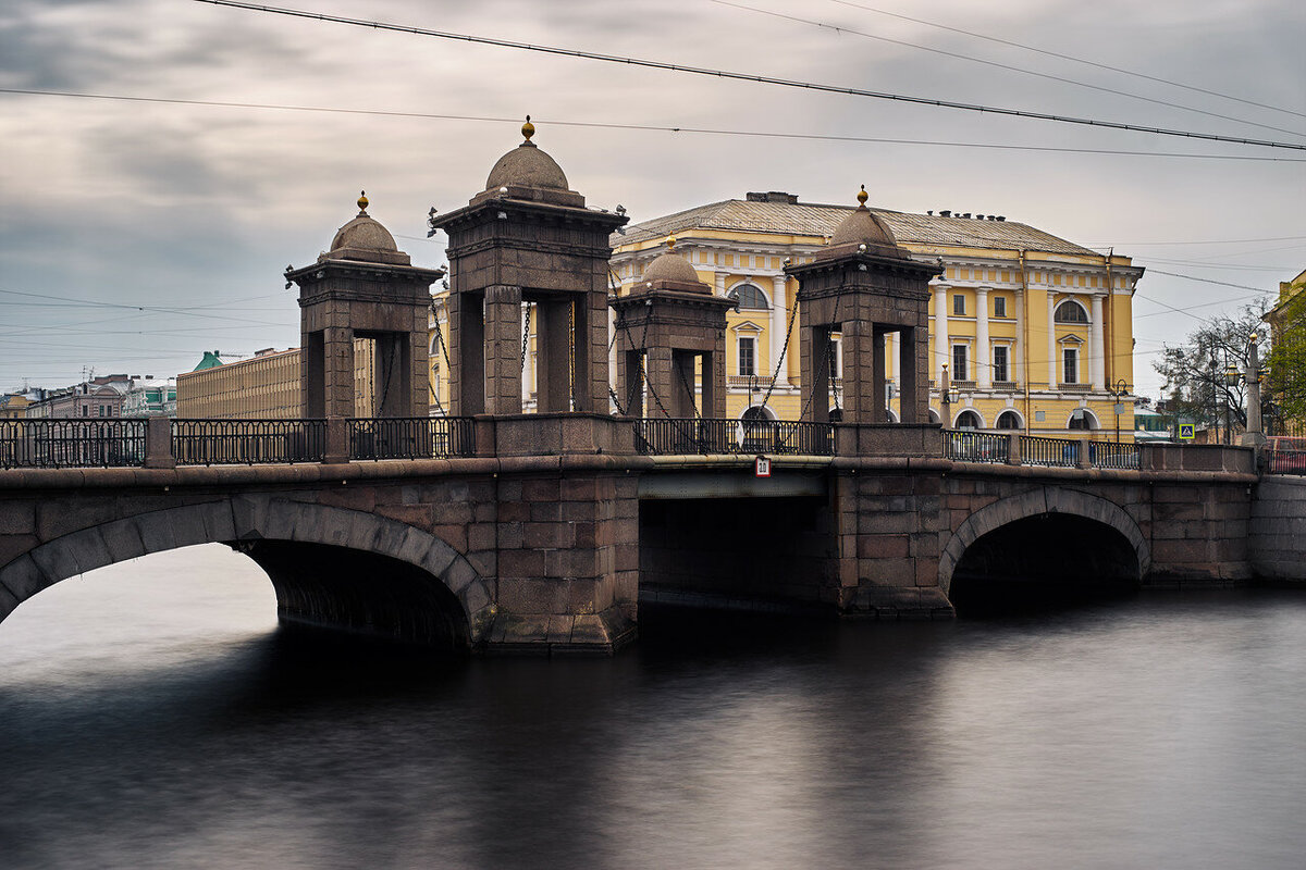 Мост ломоносова в санкт петербурге фото
