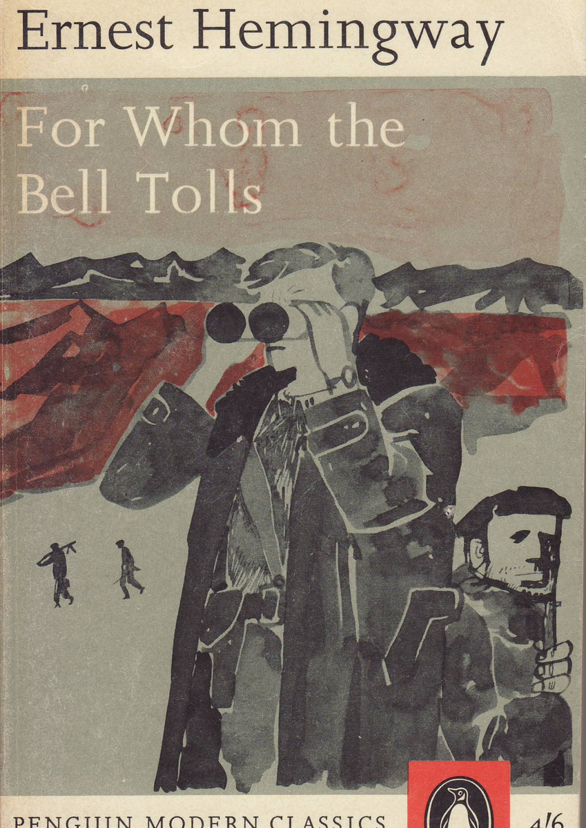 Обложка той самой книги «По ком звонит колокол»