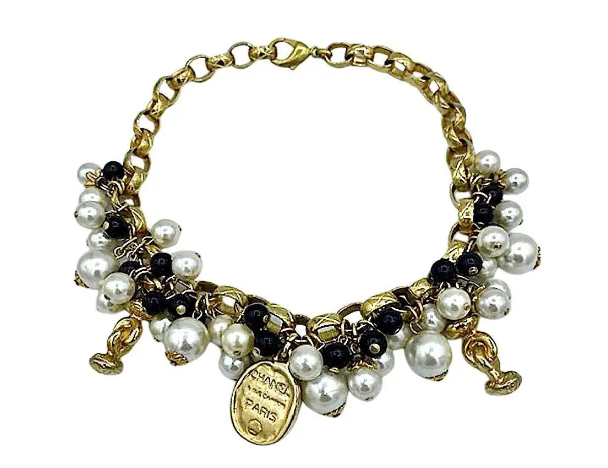 CHANEL Rue Cambon Винтажное колье-чокер.