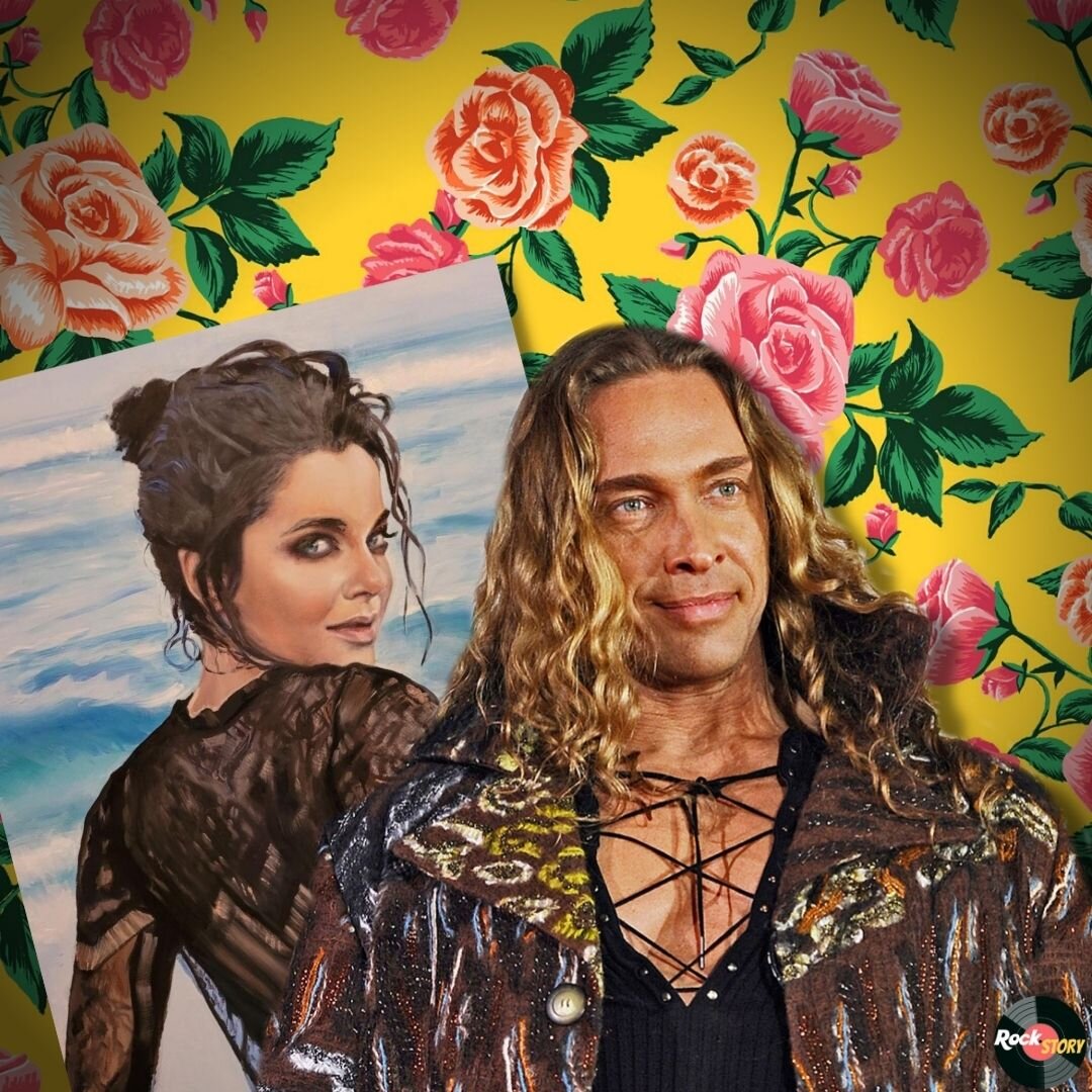 На фотографии: Сергей Глушко и его картина