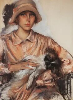 Портрет Иды Велан. 1926 год. Зинаида Серебрякова.