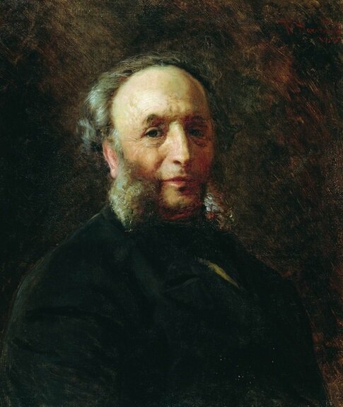 Портрет Ивана Константиновича Айвазовского. 1887 год. Константин Егорович Маковский.