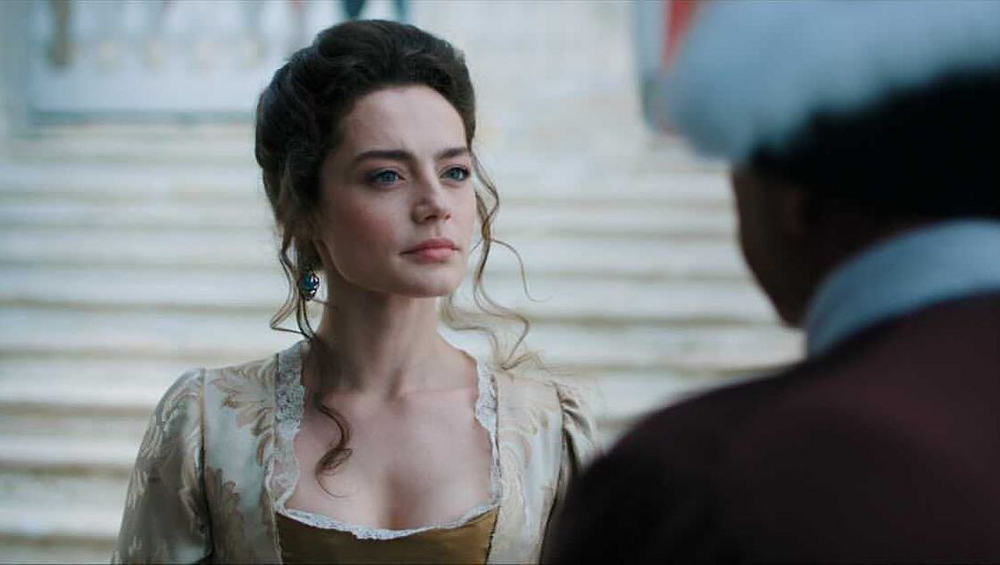 А.Поплавская в роли Прасковьи в сериале "Елизавета"