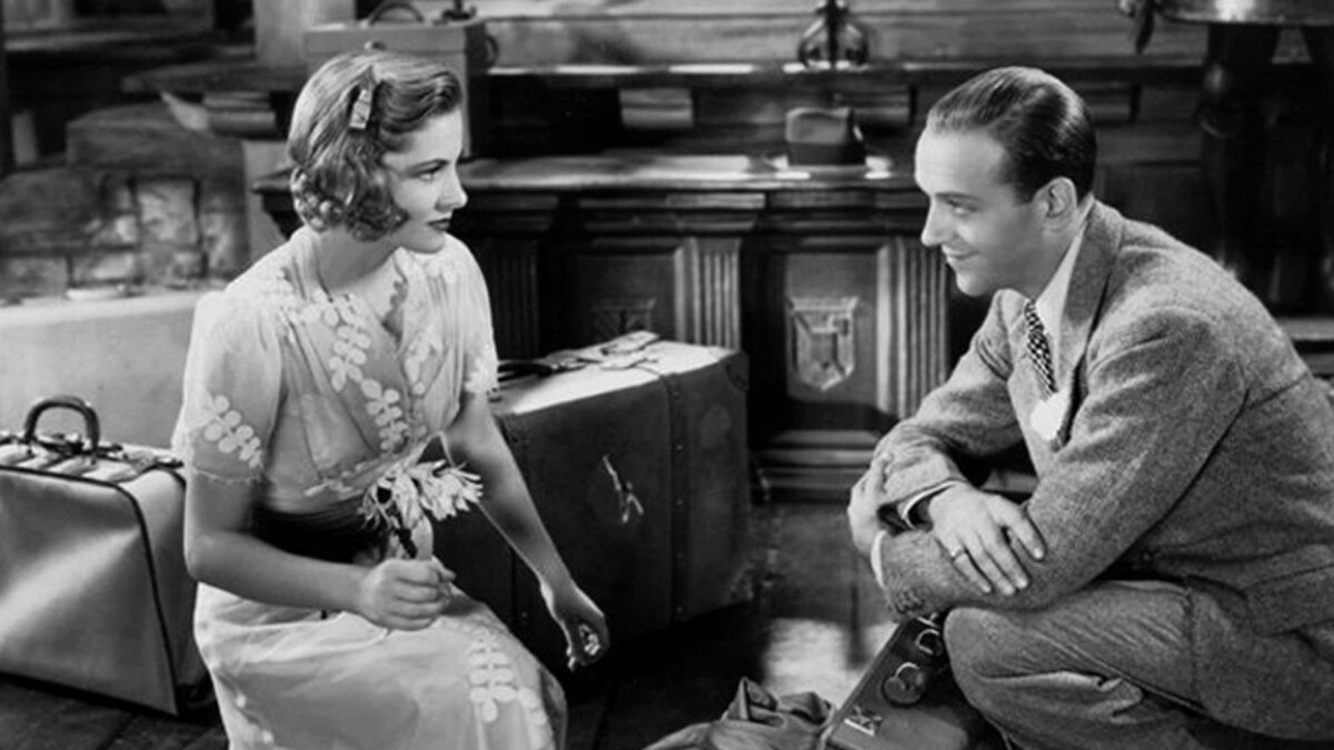 Джоан Фонтейн и Фред Астер в фильме «Девичьи страдания». Источник: www.filmfed.com