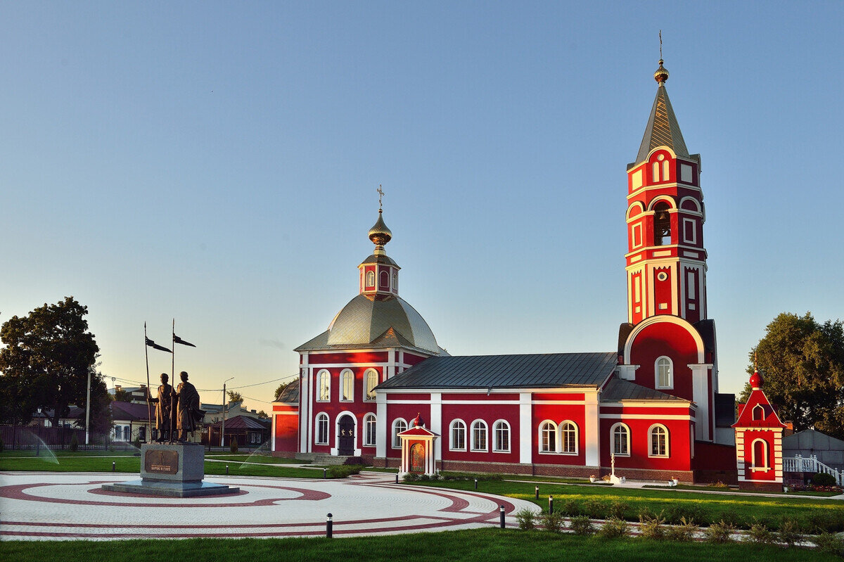 Храм города Борисоглебск Борис и Глеб