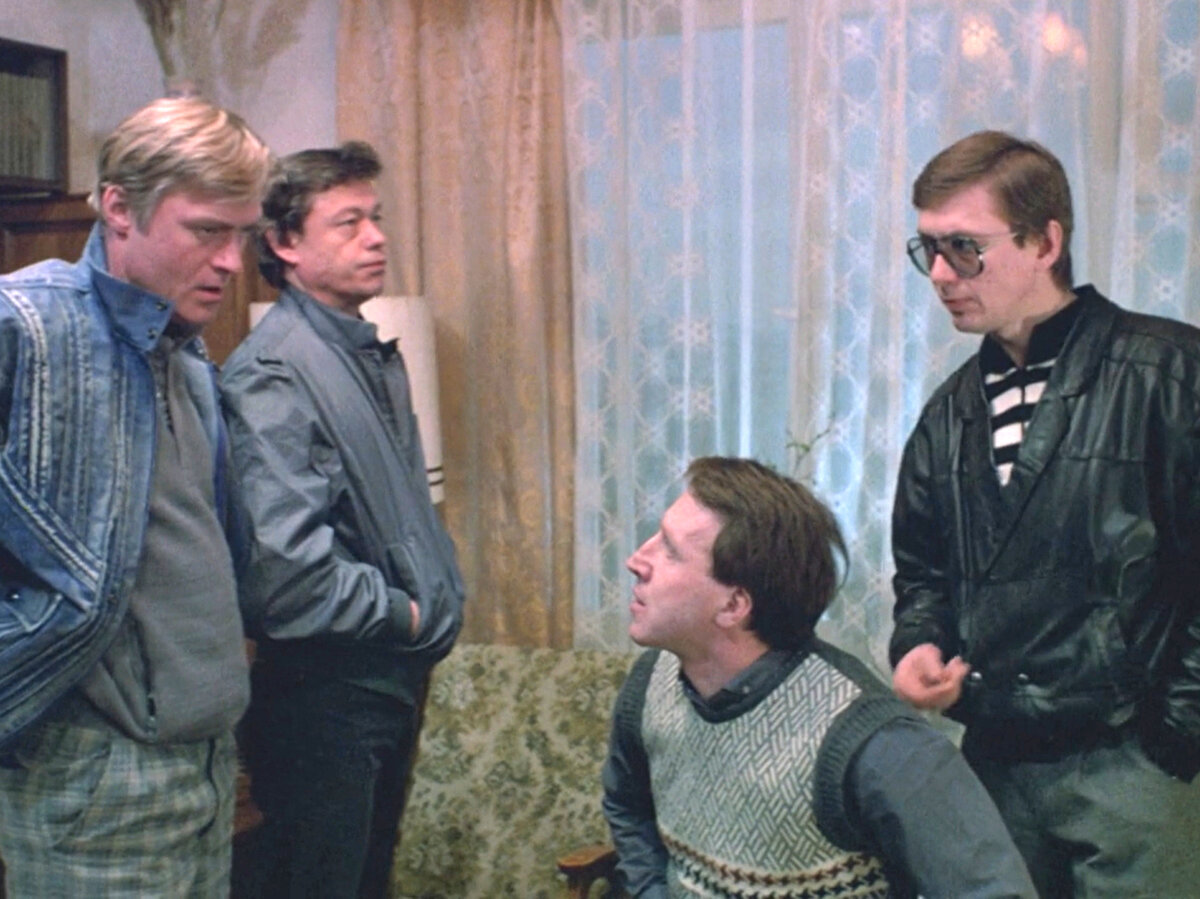Кадр из кинофильма "Криминальный квартет", 1989 г., режиссер Александр Муратов, сценарист Борис Гиллер, композитор Александр Михайлов (скриншот)
