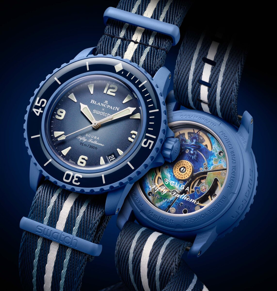 Blancpain X Swatch Bioceramic Scuba Fifty Fathoms