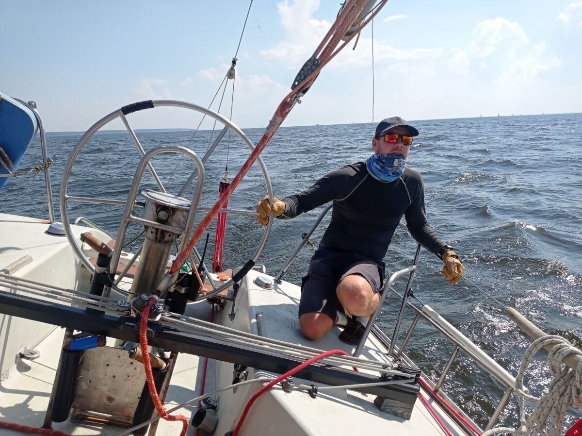 На гонках по Горьковскому водохранилищу