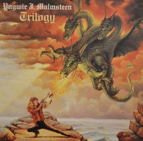 Обложка альбома Yngwie J. Malmsteen "Trilogy"